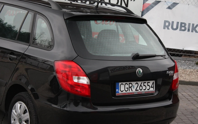 Skoda Fabia cena 14900 przebieg: 163000, rok produkcji 2009 z Lubycza Królewska małe 379